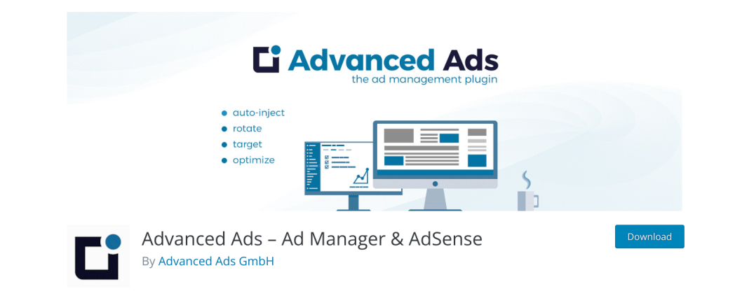 plugin Advanced Ads per aggiungere spazi pubblicitari