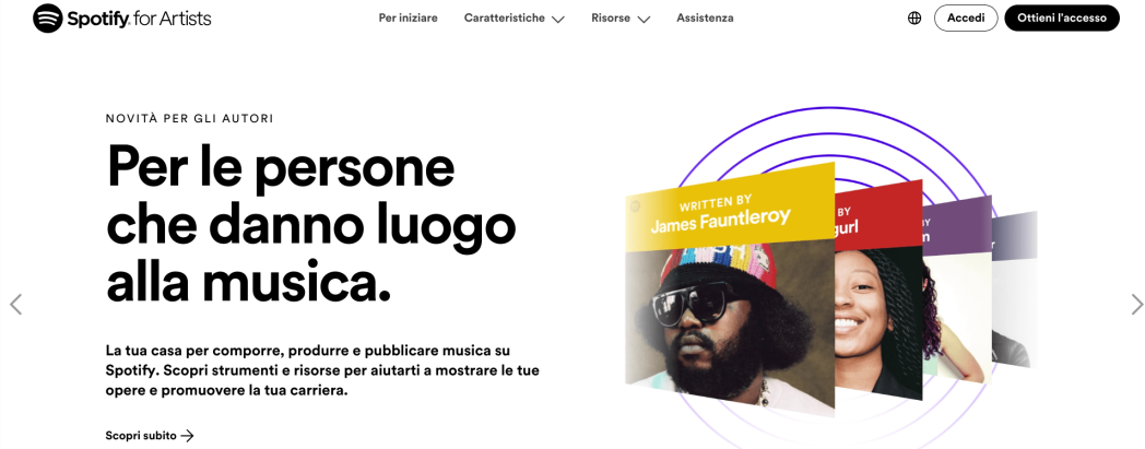Spotify for Artist per guadagnare con spotify