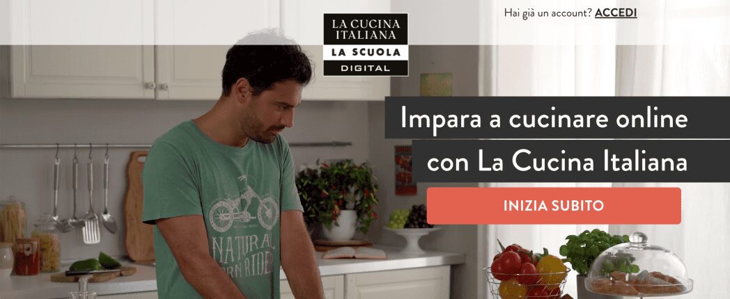 corso di cucina che si vende in un blog di cucina