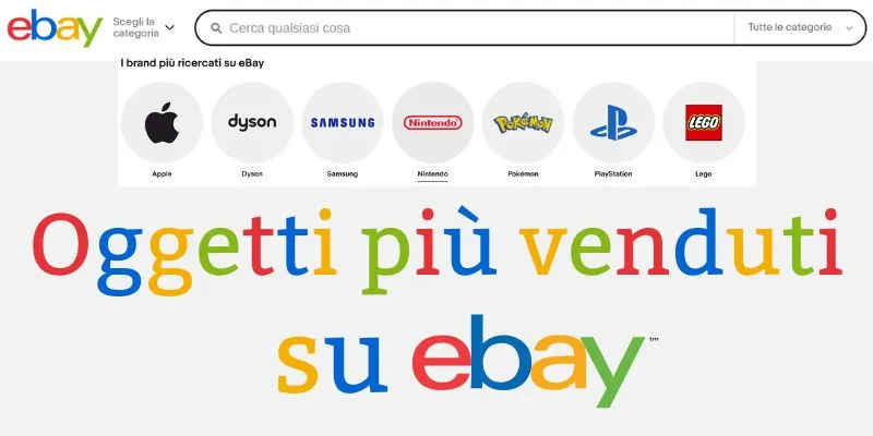 Oggetti più venduti su eBay