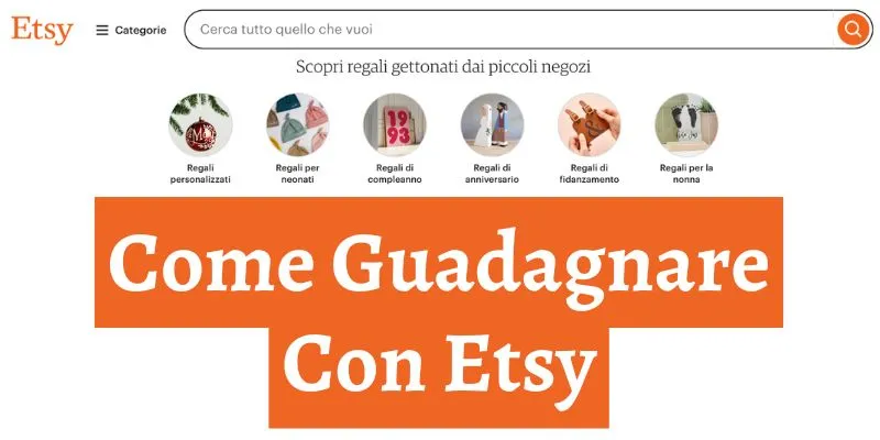 Come guadagnare con Etsy