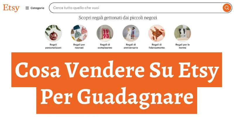 Cosa vendere su Etsy