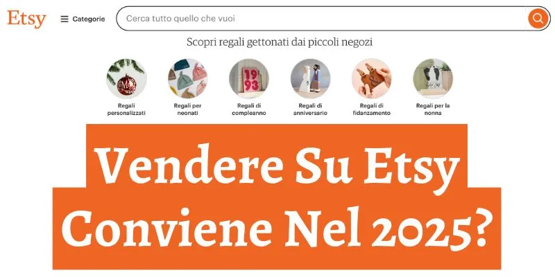 Vendere su Etsy conviene nel 2025